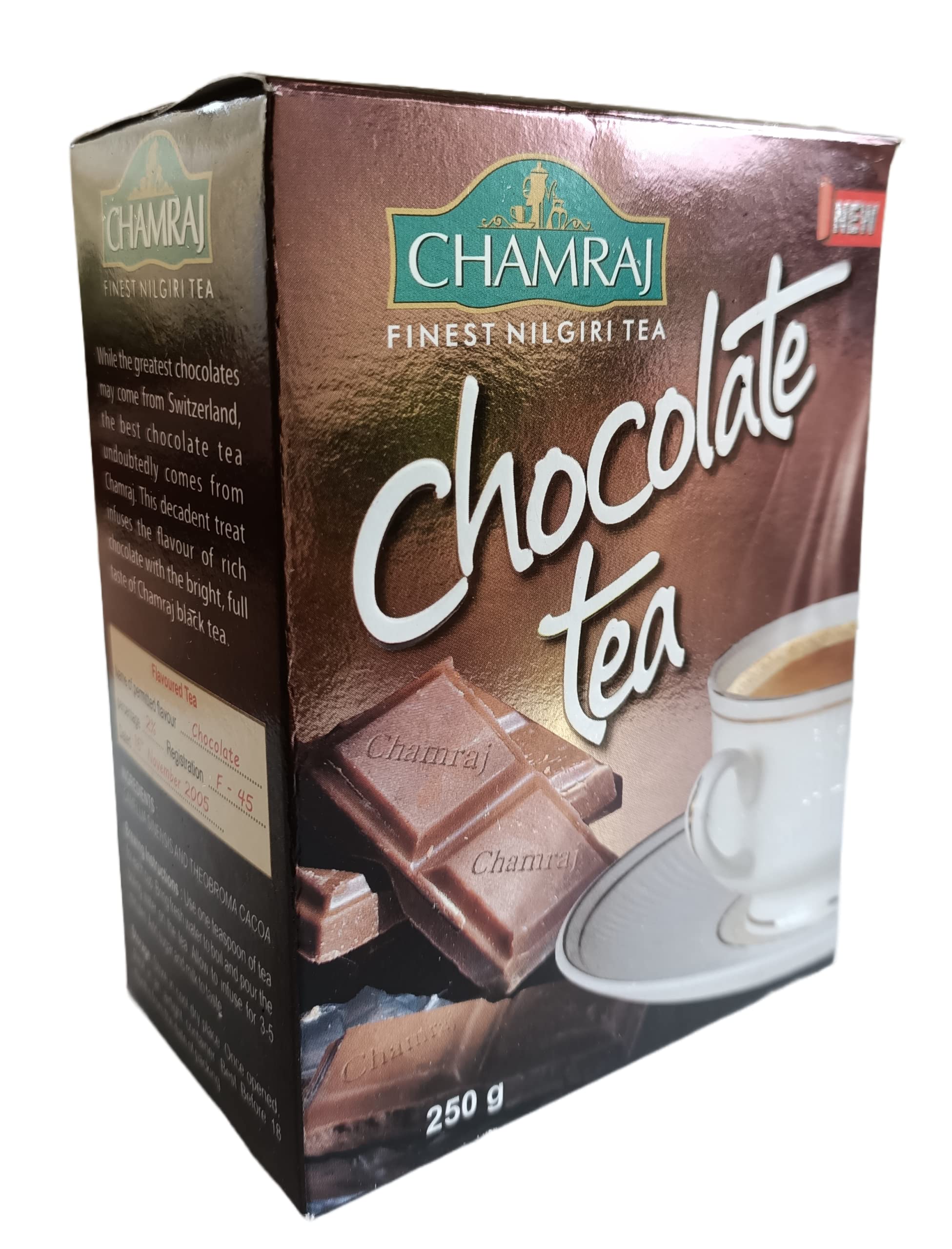 CHAMRAJ Chocolate Tea 250 g | Pack of 1 | Total 250 g | Finest Nilgiri Tea (B0BR2JXYTT) Amazon Price History, Amazon Price Tracker