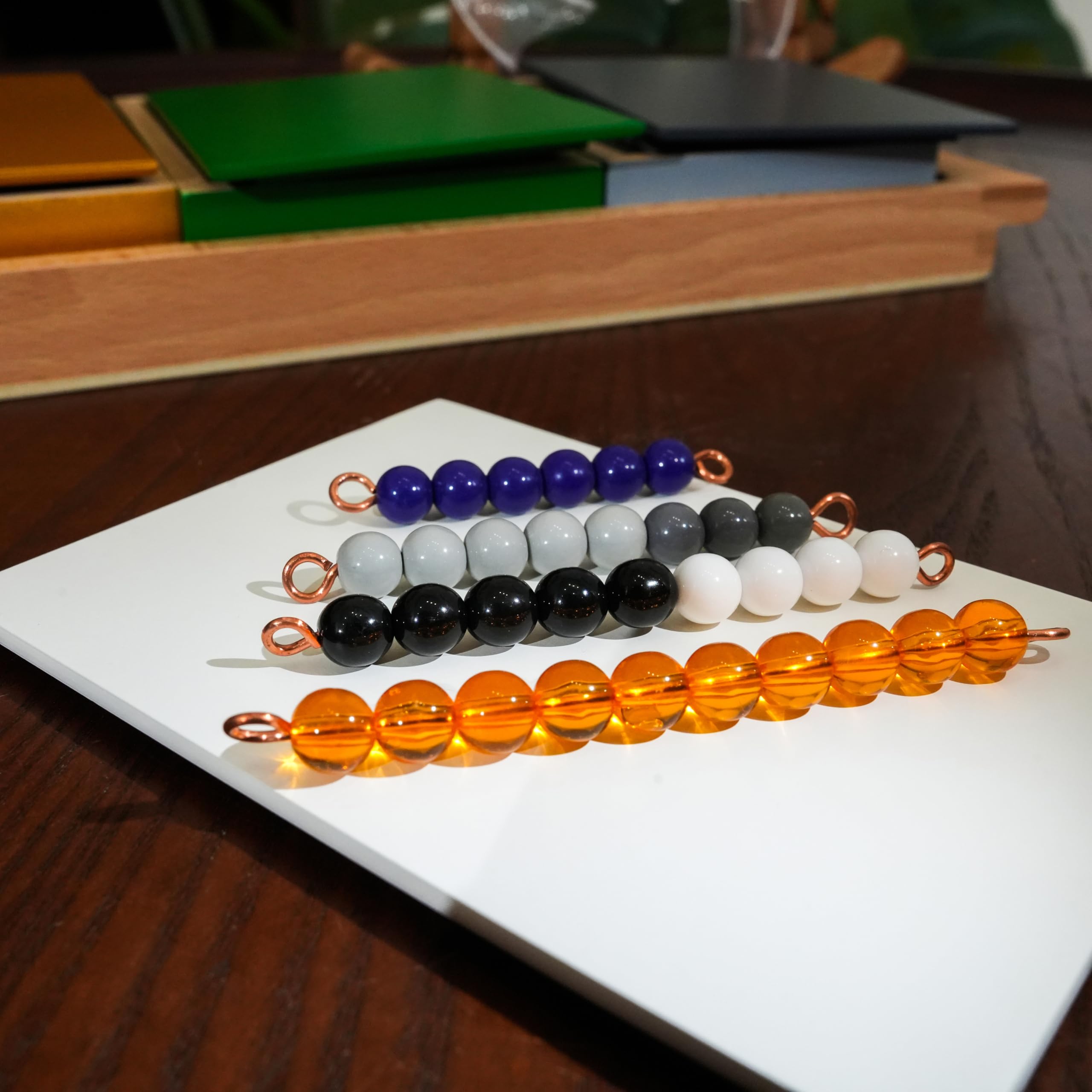 Montessori materiali matematici, giocattolo educativo in legno per numeri e calcoli, scuola materna e elementare, scuola domestica e aule a partire dai 3 anni (gioco di serpente Montessori di