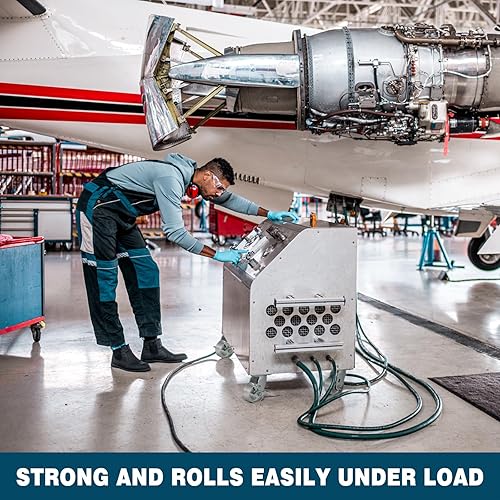 Miniatura 6 de Ruedas giratorias de 4 x 2 pulgadas, ruedas industriales resistentes, ruedas de freno con rodamiento de rodillos, ruedas de hierro fundido