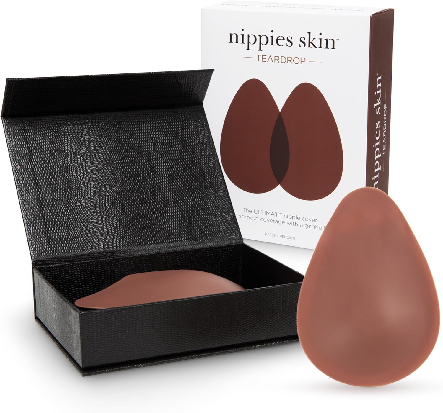 Nippies Reusable Nipple Covers for Women - Extra Thick, Teardrop & Semi-Circle Styles - No-Show Coverage for Backless Outfits