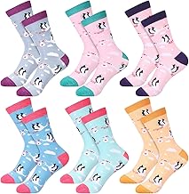 Boyiee 6 Pairs Midwife Gift Socks 35-40 Funny Socks Thank You Midwife Thank You Gift Ideas for Midwife Farewell Cuddly Socks