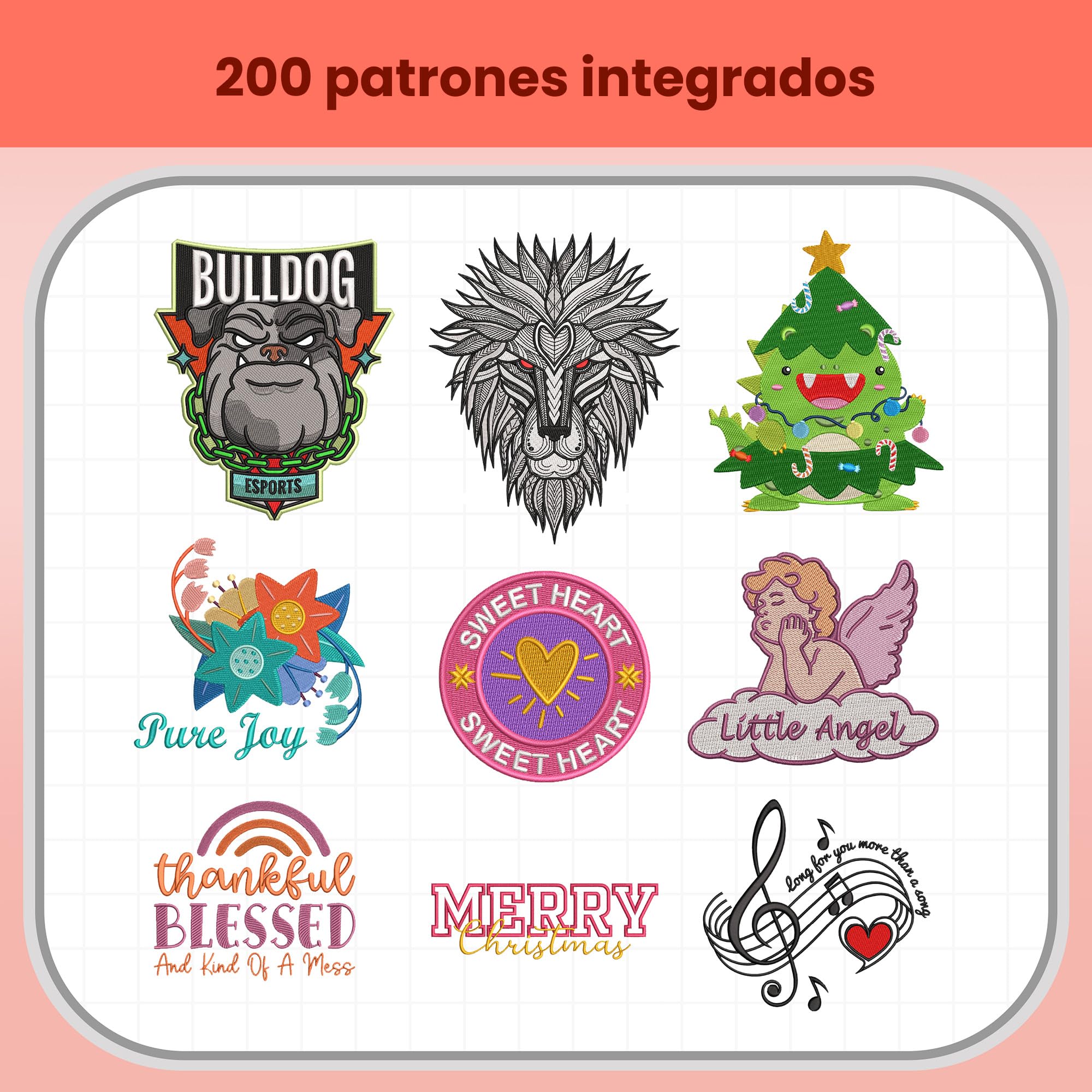 PooLin EOC06 - Máquina de bordar, pantalla táctil, bordador digital, letras y patrones, máquina embroidery, para personalizar camisetas, polos, chaquetas, camisas, bolsos, toallas y más