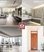 Vista 5 de NUWATT Iluminación empotrable con clasificación de fuego de 2 horas, luces LED de oblea de 6 pulgadas, 2700 K/3000 K/3500 K/4000 K/5000 K