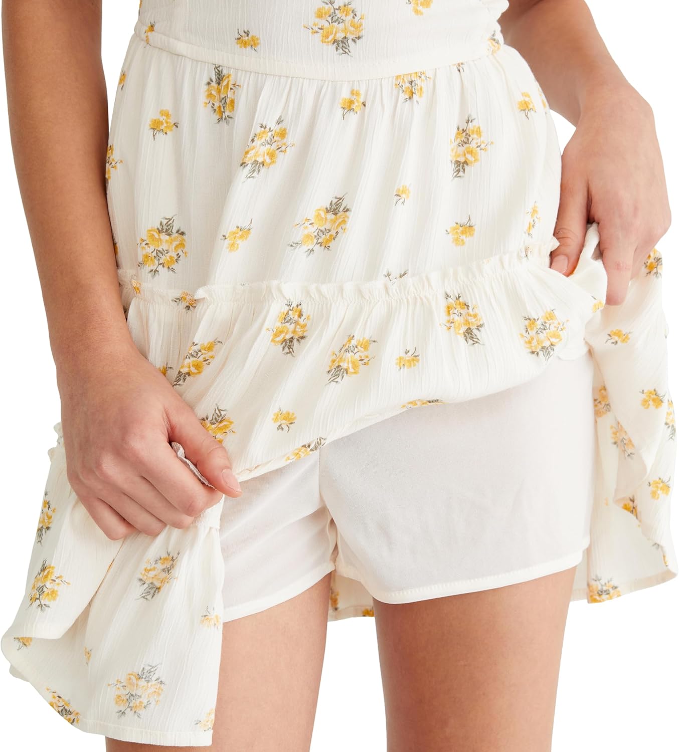 AEROPOSTALE Women's Floral Smocked - Image 4