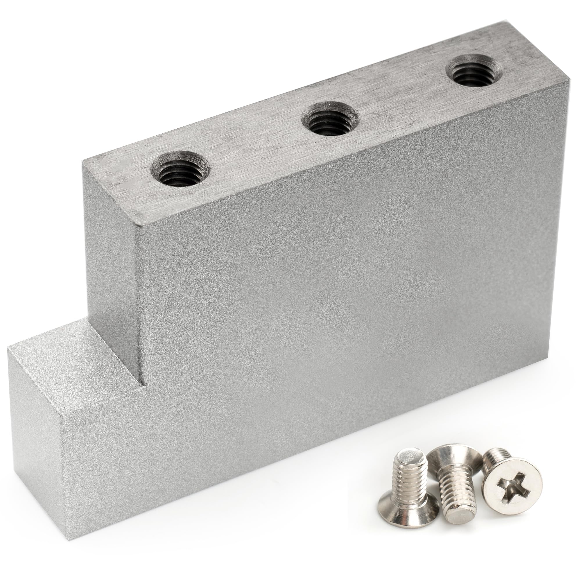 Musiclily Ultra 37mm Full Solid Steel L Shaped Tremolo Block for Electric Guitar Floyd Rose Locking Tremolo Bridge