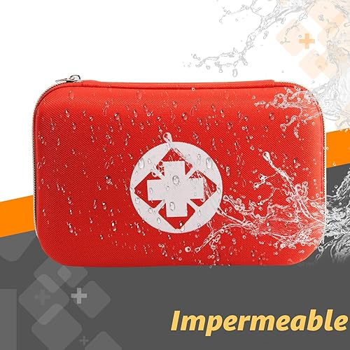 Miniatura 4 de 276 PIEZAS Kit de Primeros Auxilios para Hogar, Auto, Camping, Senderismo, Suministros de Emergencia, Bolsa Compacta y Linda para la Escuela, al