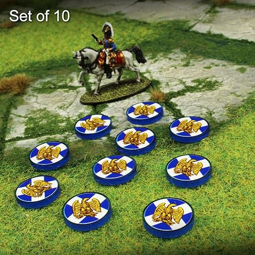 Vista 31 de LITKO Ficha Napoleónica Miniaturas Históricas Wargame Game Pieces Paquete de 10 (francés)