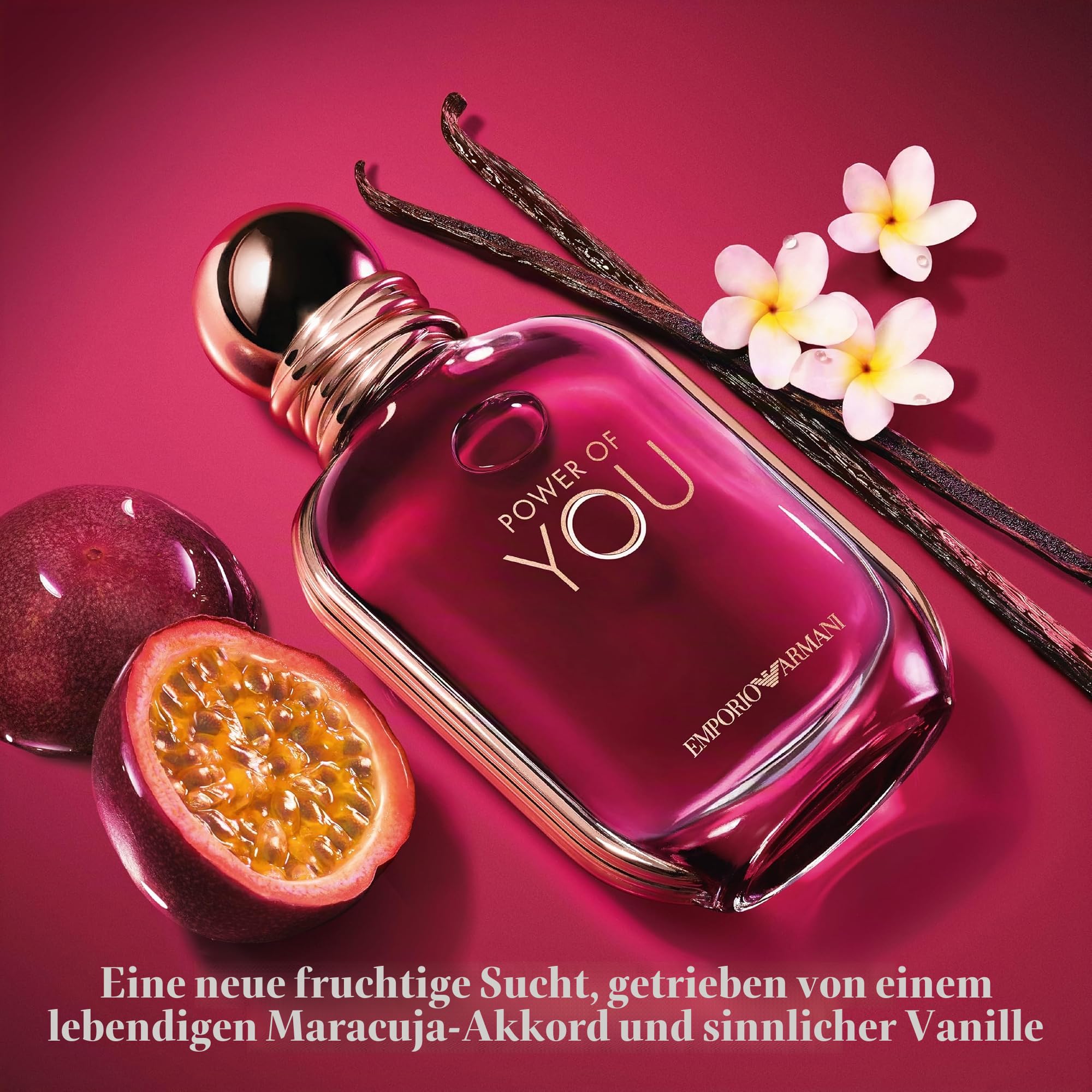 Armani Beauty - Power of You - Langer Haltender Damenduft - Frische Fruchtig-blumige Duftnote - Mit Noten von Passionsfrucht, Frangipani-Akkord und Vanille - 30 ml