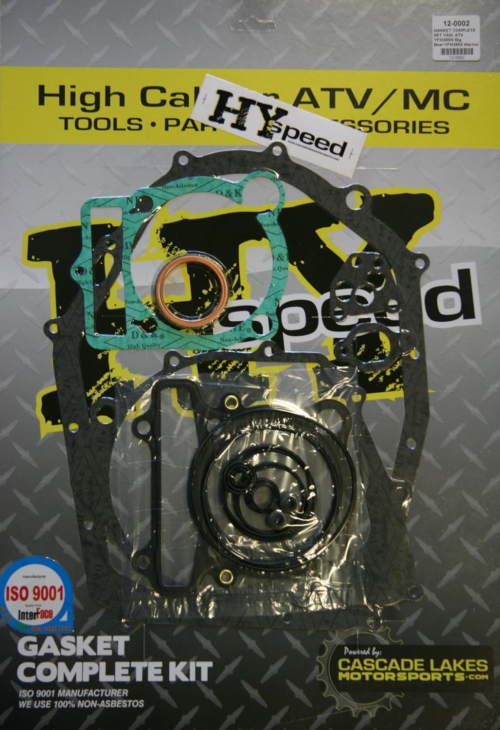 HYspeed Complete Engine Gasket Kit Top and Bottom End Warrior 350 1987-2004 Raptor 350 2004-2013