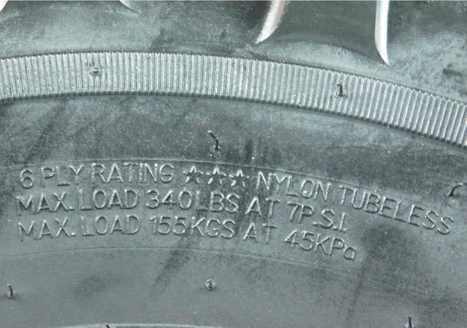 MASSFX 25x8-12 Front Tire Set (2) for All-Terrain (ATV), Utility-Task (UTV), and Side-by-Side (SxS) Vehicles - 6-Ply with 1/2" Tread Depth 25x8x12 (2-Pack)