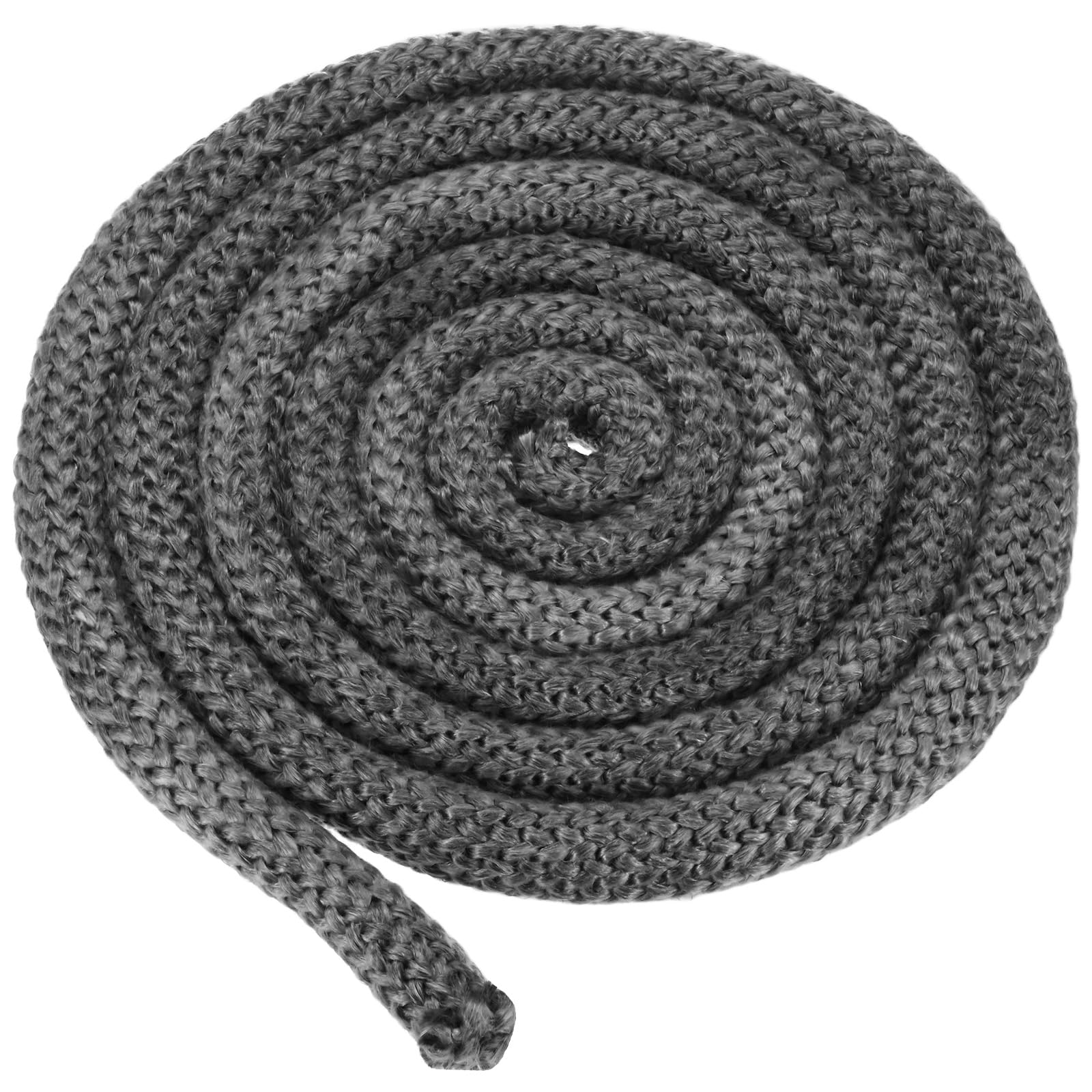 M METERXITY Wood Stove Gasket, 1" x 118.1" Round Fiberglass Seal Rope Gasket Rope Replacement for Fireplace Door/Wood Stoves