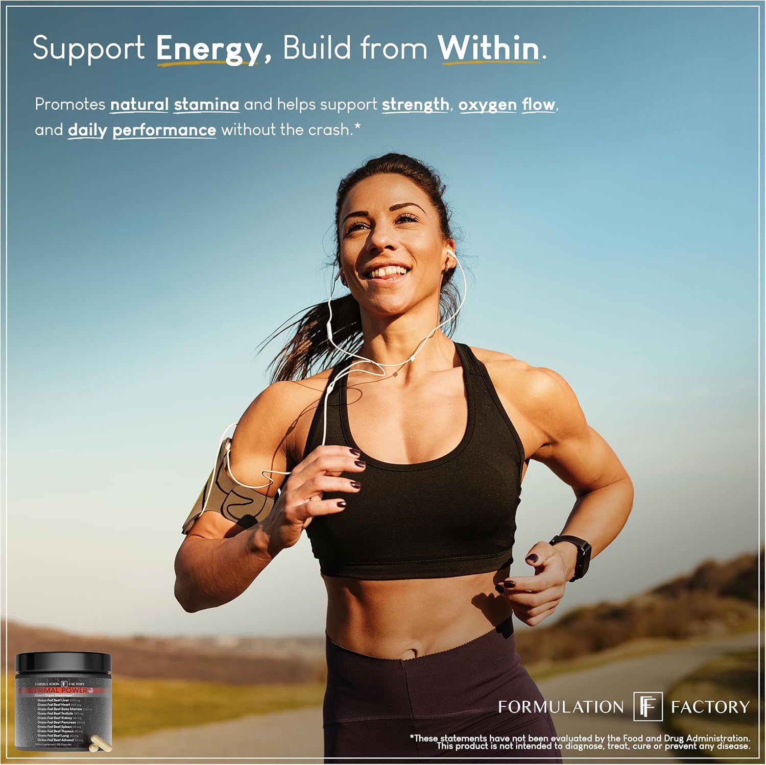 Formulation Factory Beef Liver Capsules - 10-in-1 Primal Powder Beef Organ Supplement for Men & Women with Bone Marrow & Beef Testicle - Grass Fed Ancestral Health - 120 Capsules, 2 Month Supply - Image 7