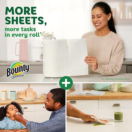 Miniatura 3 de Quick Size Paper Towels White 4 Packs Of 2 Family Rolls  8 Family Rolls