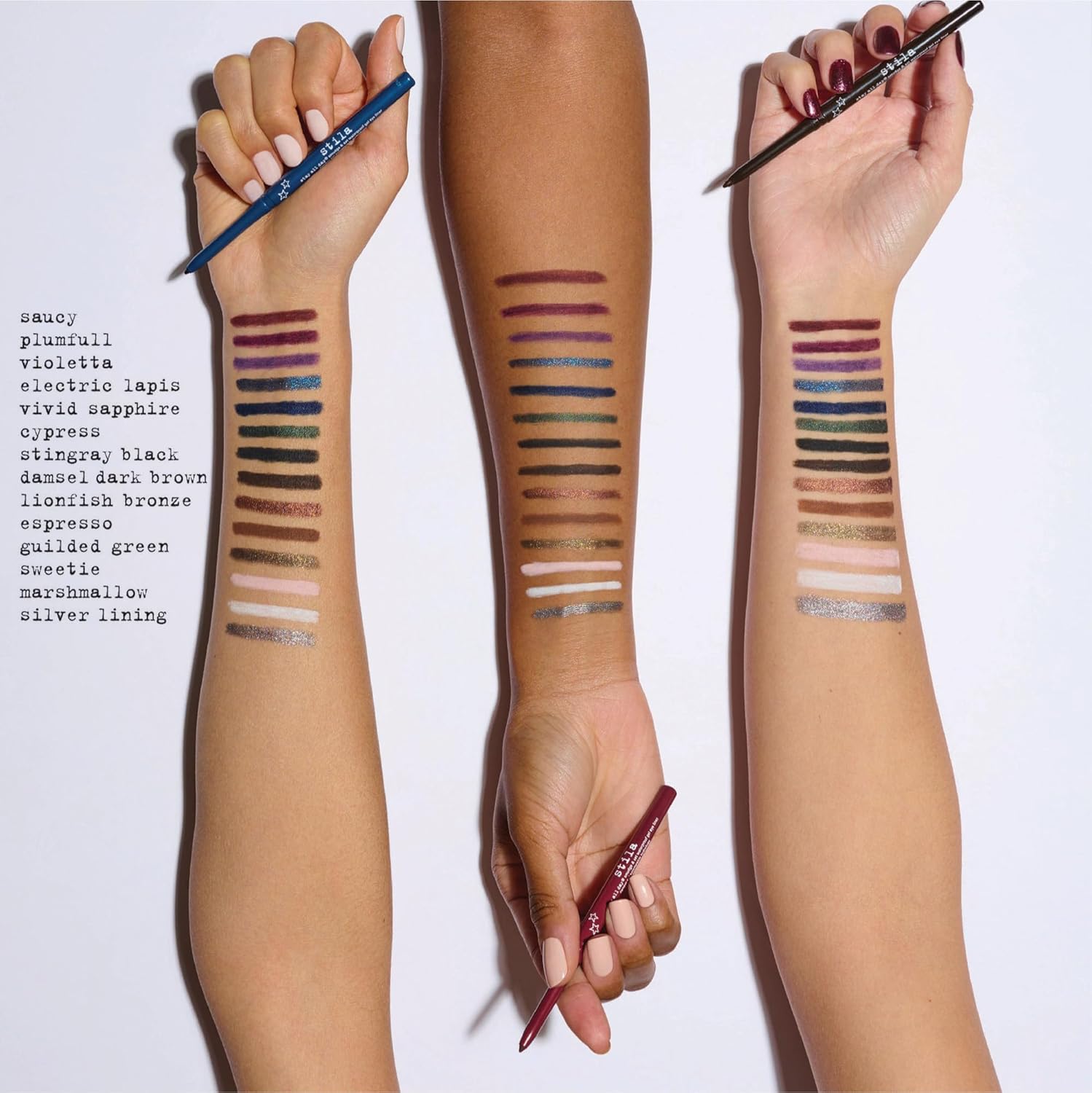 stila Stay All Day® Smudge & Set Waterproof Gel Liner | Long-Wear Gel Eyeliner Pencil for Tightlining, Waterline & Smoky Eye Looks | 12-Hour Wear, No Budge & Fade-Proof - Image 5