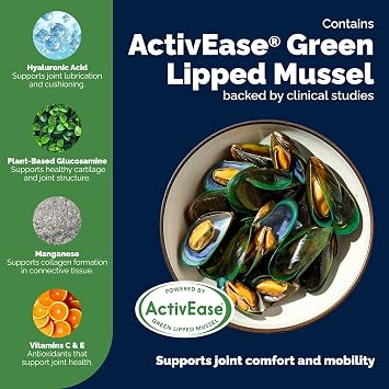 YuMOVE Advanced Vet Strength Hip & Joint Supplement for Dogs - ActivEase Green Lipped Mussel, Glucosamine, Hyaluronic Acid & Omega 3 for Serious Mobility Support (90ct Chews, Advanced Strength)