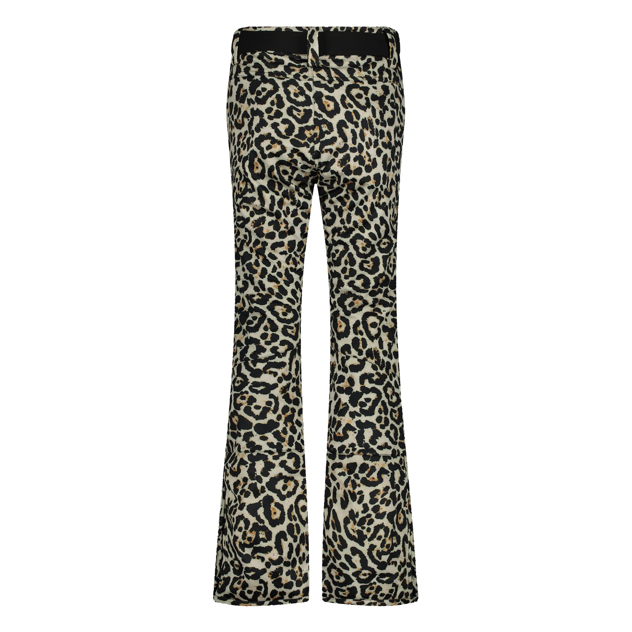 Damen Softshell Skihose - Leopard Print – Wasser- & Winddicht, Atmungsaktiv, Gefüttert – Stylische Ski- Softshellhose mit Panthermuster