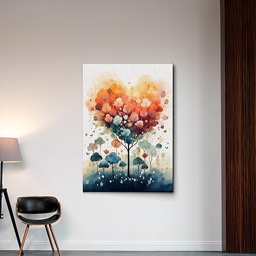 Miniatura 3 de Boho Nursery Wall, Rainbow Wall Decor Prints Art, Heart Art prints, Toddler Bedroom Bathroom Room Playroom Classroom Cute Modern Boho Print