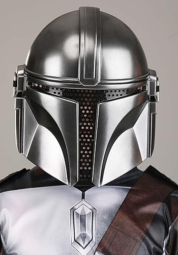 Miniatura 3 de Star Wars The Mandalorian - Disfraz oficial de Halloween para jóvenes, overol estampado con máscara de plástico