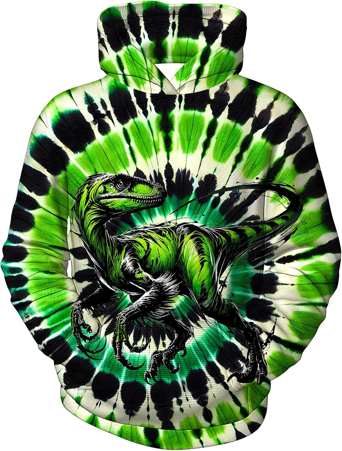 Kids Tie Dye Hoodie For Boys Girls Outfit Hippes Sweatshirt Clothes 6-16 Years Age