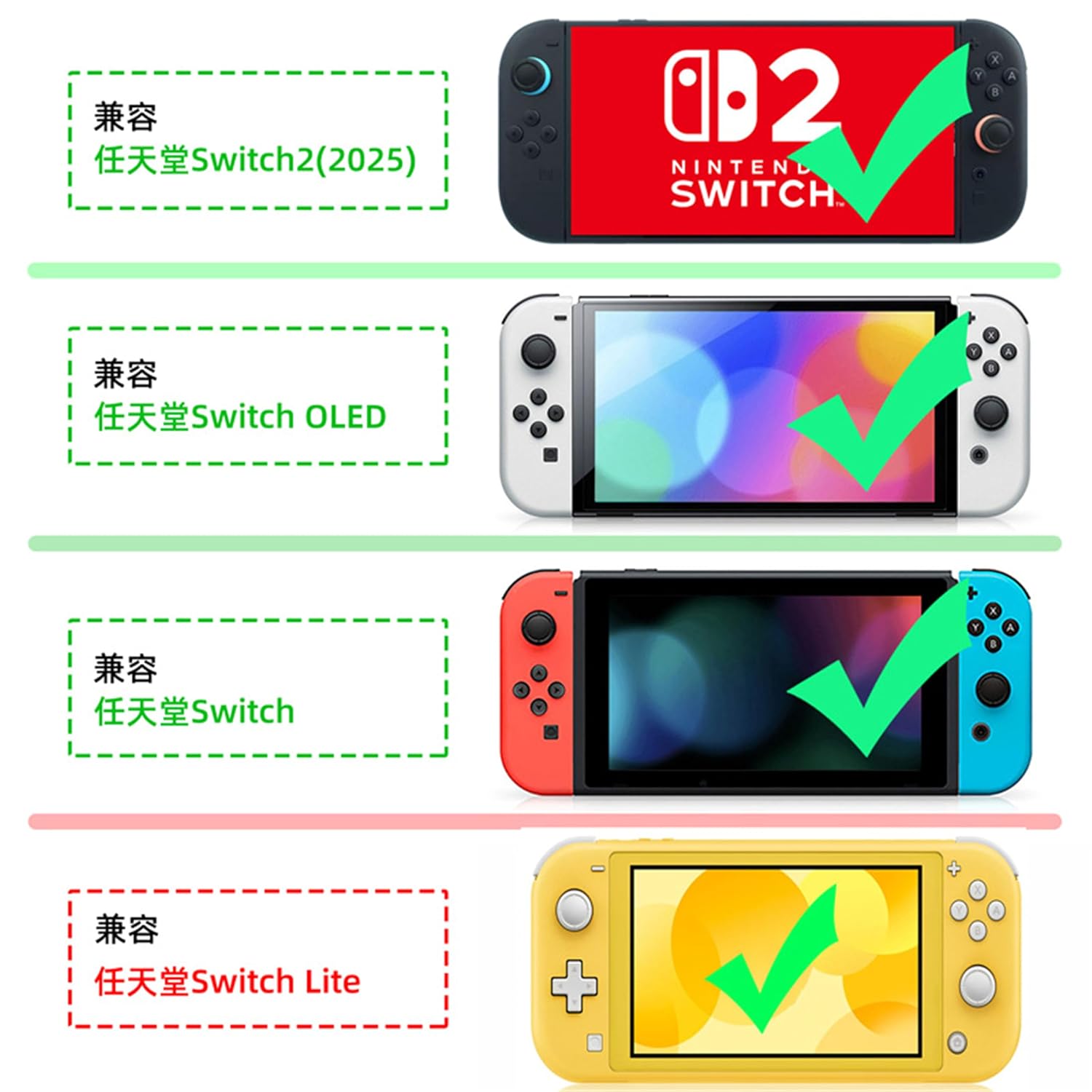 KKOZESST 10 Pack Mini Clear Keychain Game Card Cases Compatible with Nintendo Switch 2 / OLED / Switch / Lite – Storage Box for Game and Micro SD Cards image 5
