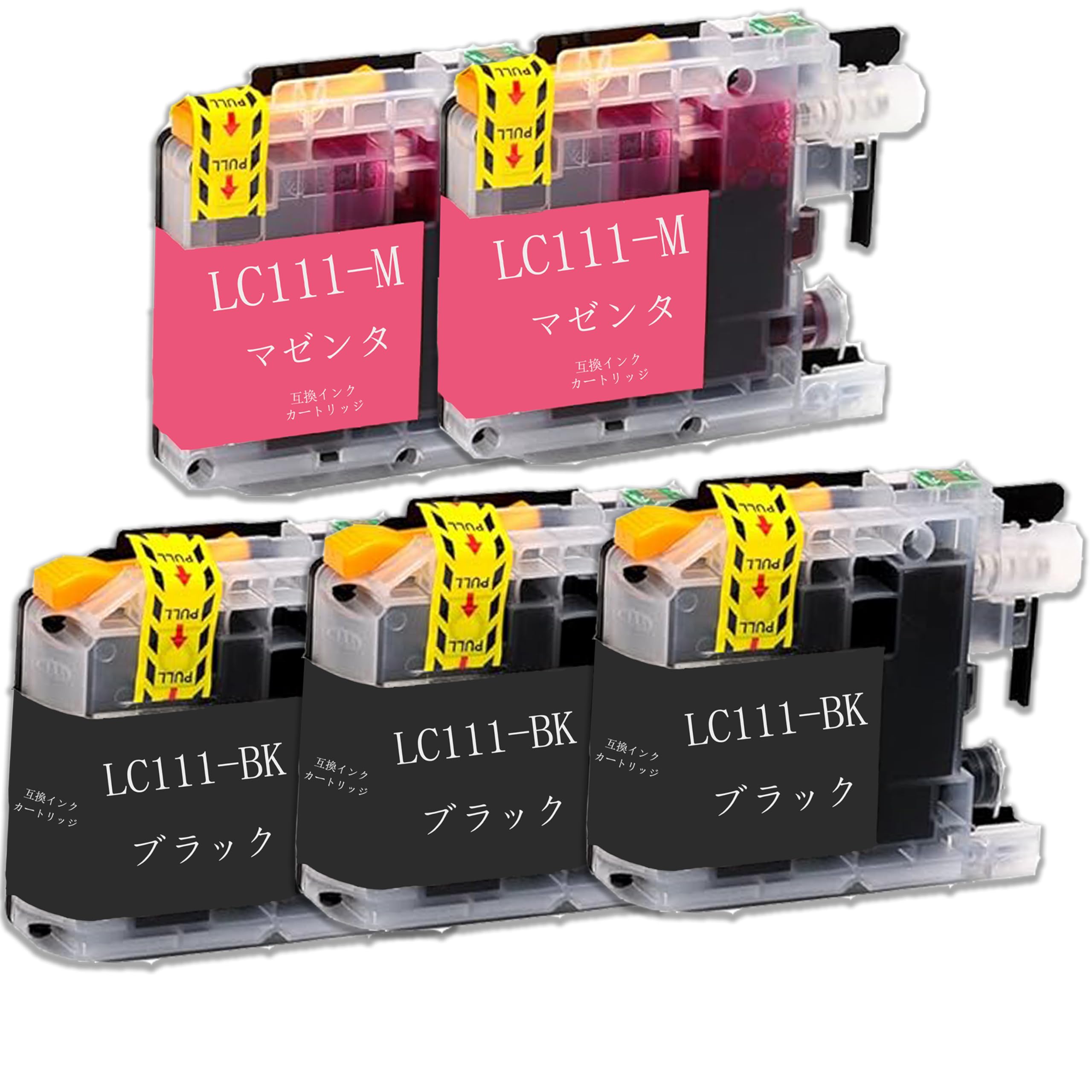 Lc111 Router Amazon.co.jp: 【埼玉WH】LC111 互換インクカートリッジ 2色セット LC111-BKx3 / LC111-Mx2 計5本 ...