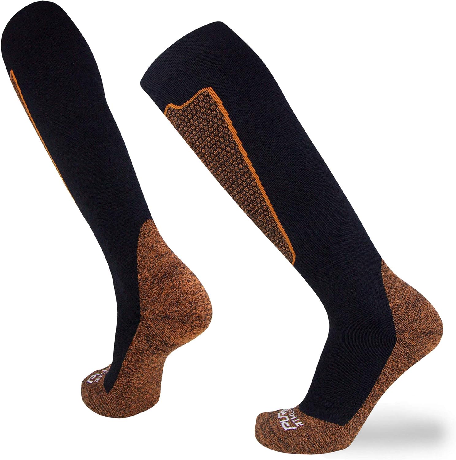 Pure Athlete Copper Compression Ski Socks Men – Warm Merino Wool, OTC, Women : Sports & Outdoors