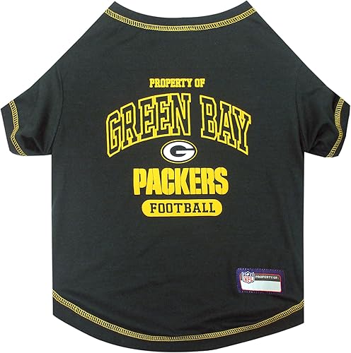 Camisa de la NFL para mascota, para perros y gatos, duradera, 5 tamaños disponibles en 32 equipos de la NFL, camisetas de la NFL para mascotas y