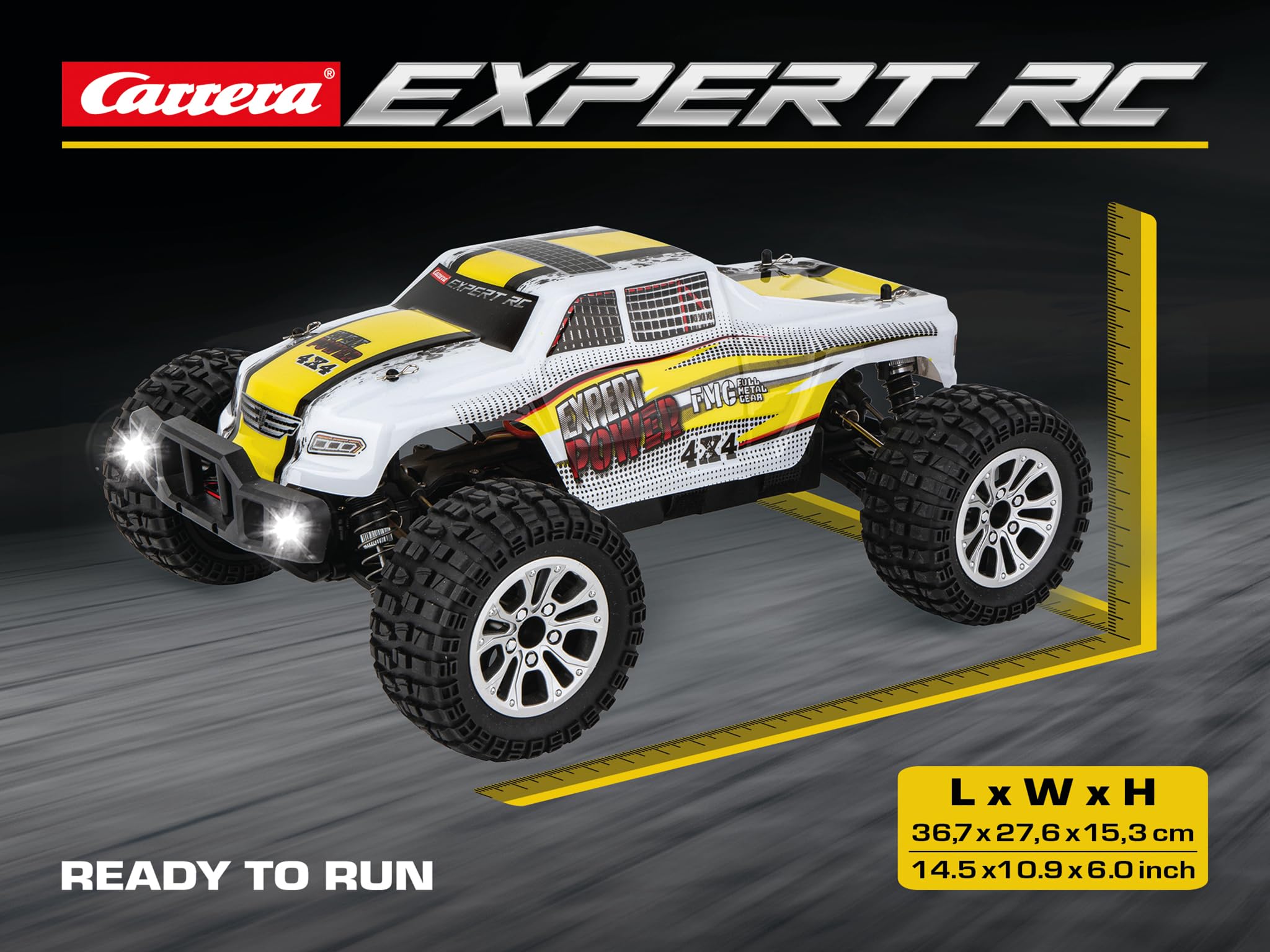 Carrera - 370102001-2,4GHz Offroad Expert RC
