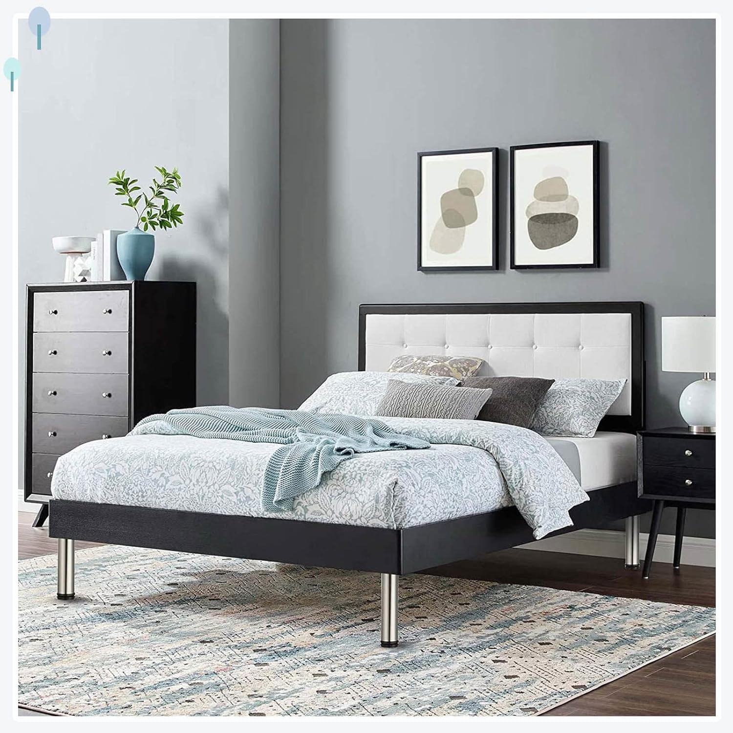 Replacement Furniture Legs,4Pcs,Adjustable Legs,Metal Legs,Round Support Legs,Stainless Steel Furniture Legs,Cabinet Legs,Design Furniture Legs,with Screws,Silver-30cm/12in