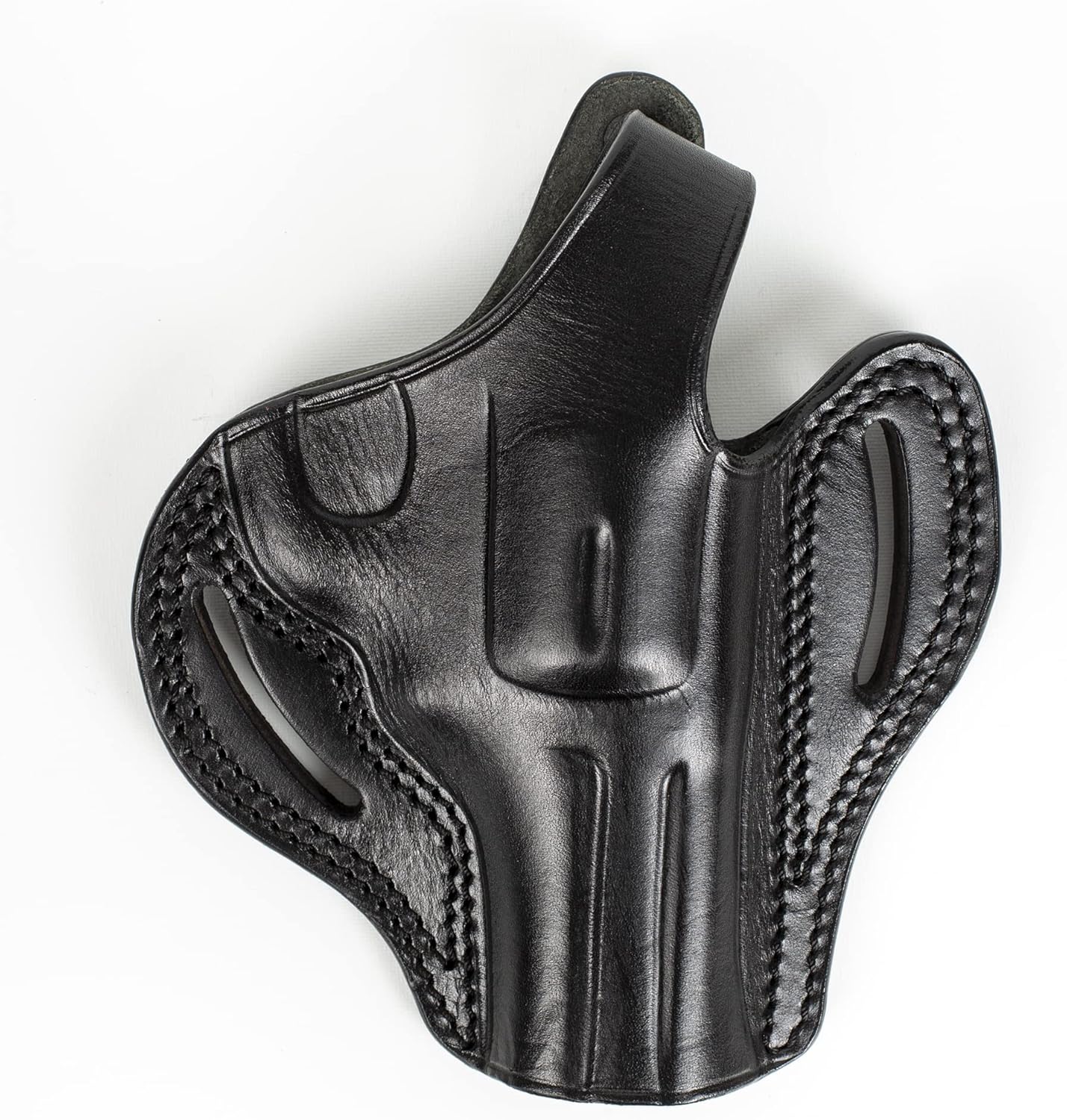 for Smith and Wesson Model 686 Revolver 3 inch OWB Leather Gun Holster