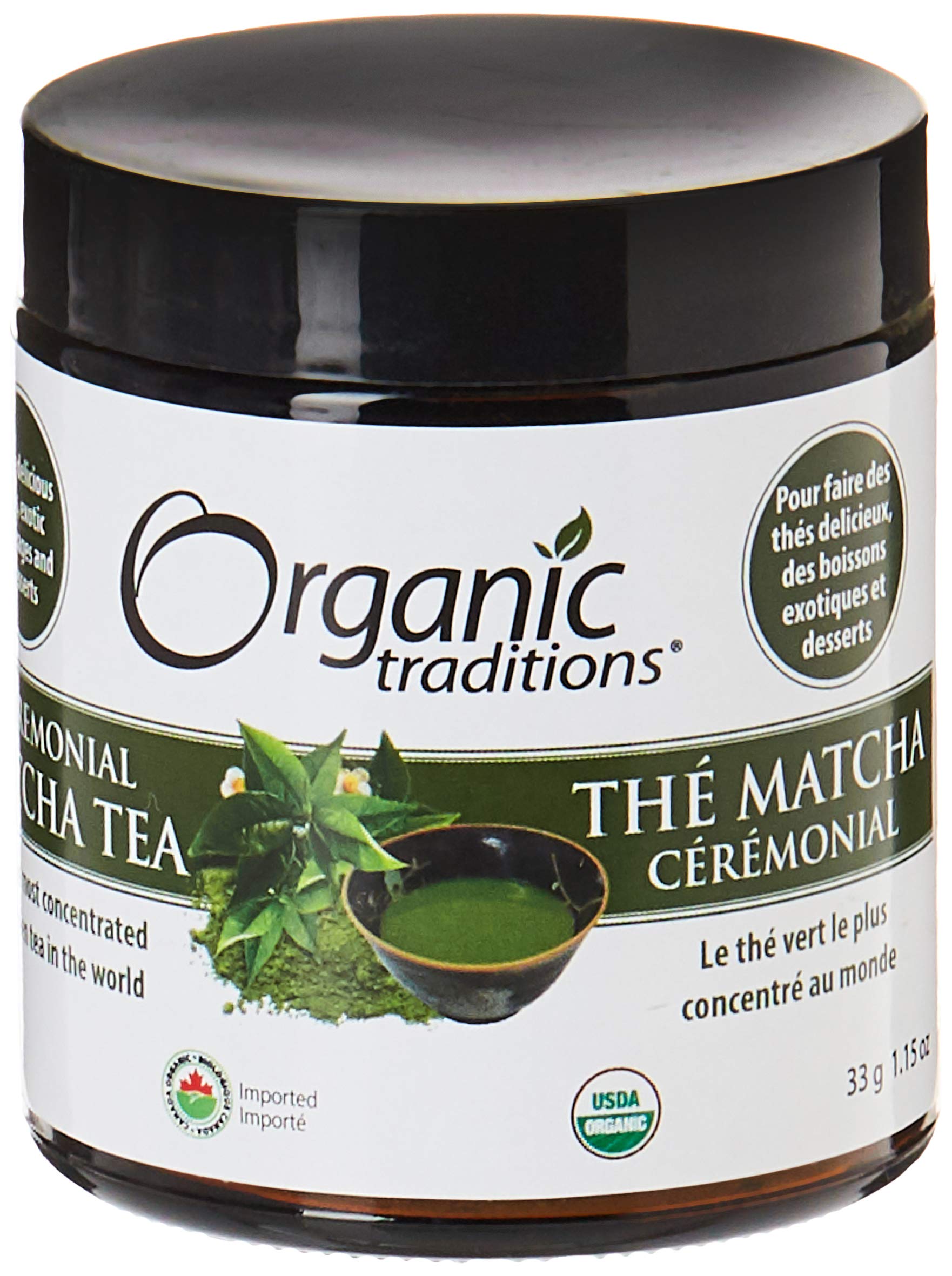 Organic Traditions Ceremonial Matcha Tea, 33 gm