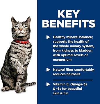 Hill's Science Diet Adult Urinary & Hairball Control Wet Cat Food, Chicken Minced, 5.5 oz. Cans, 24-Pack