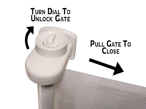 Miniatura 4 de Puerta de seguridad retraíble para interior o exterior Little Llama solución moderna que ahorra espacio para proteger a los niños o a las mascotas