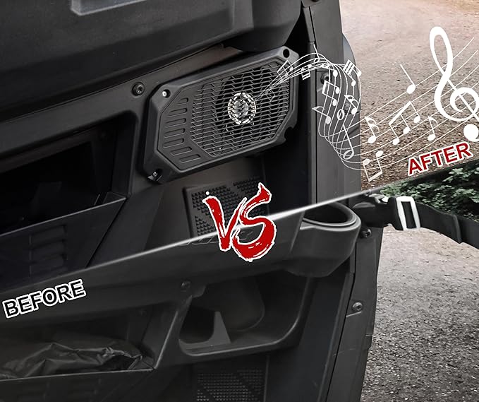 Soportes para parlantes bajo tablero Polaris Ranger 1000 2018-2024 miniatura 3