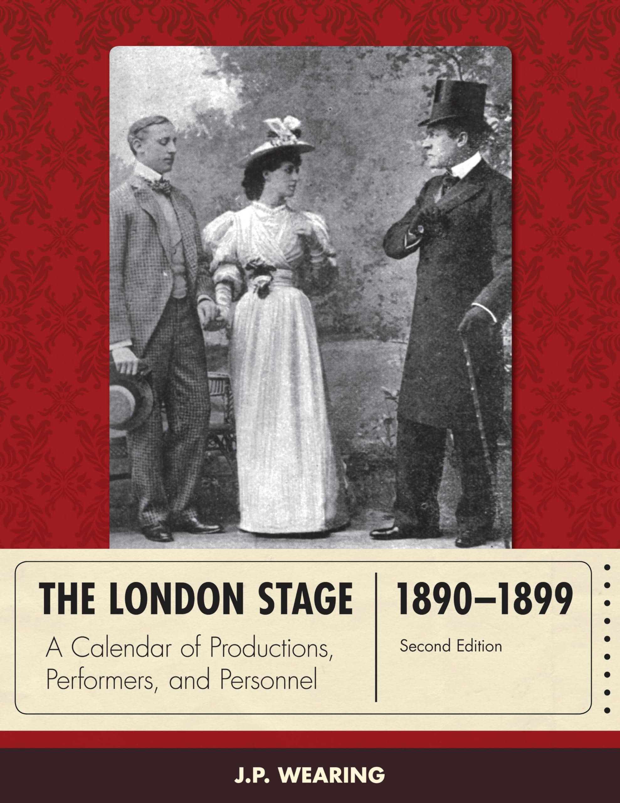 The London Stage 1890-1899 répertoire complet comédiens et pièces de théâtre