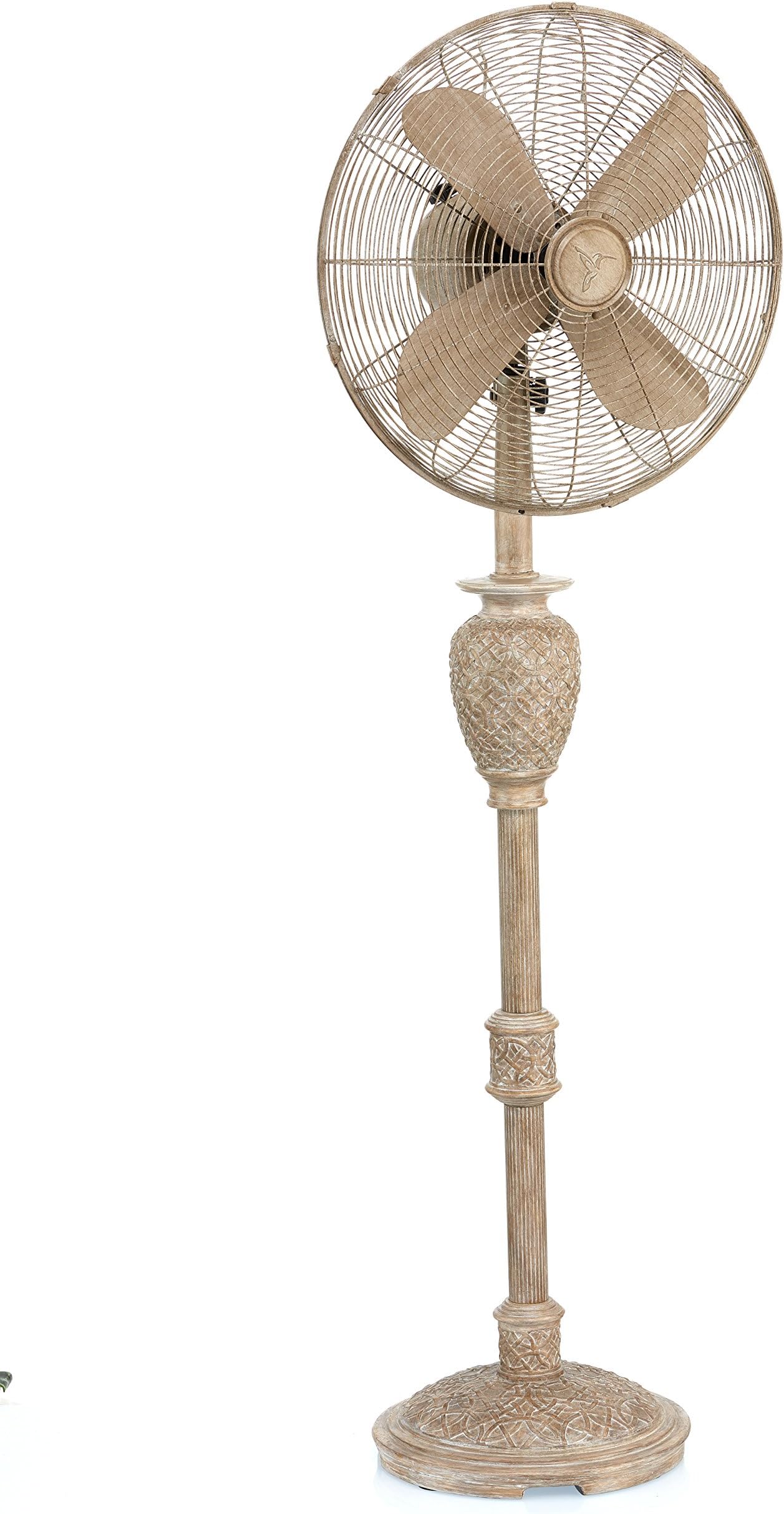 DecoBREEZE Pedestal Fan 3 Speed Oscillating Fan, 16 In, Muriel