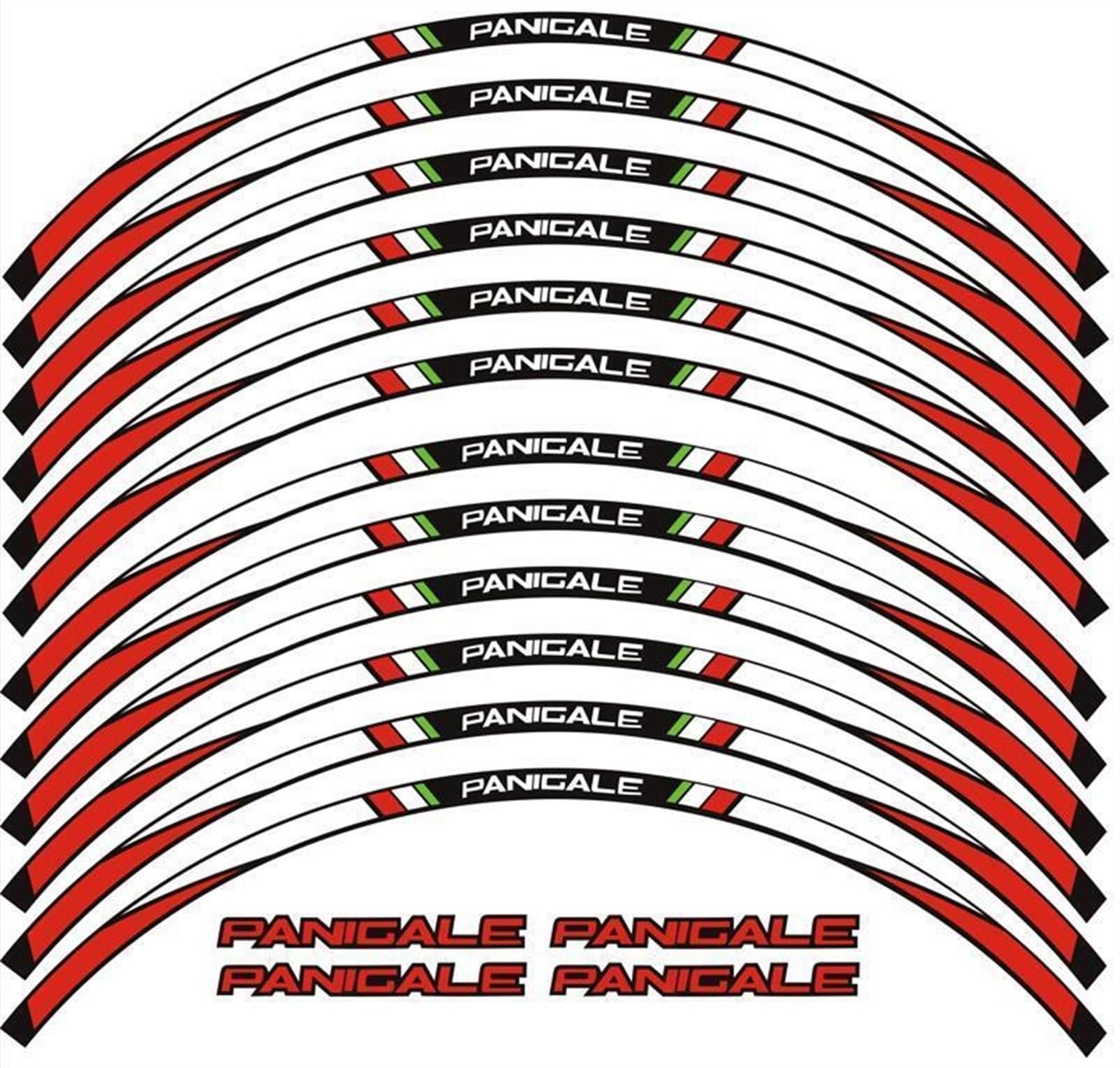 Motorcycle Wheel Sticker Tire Reflective Stripes Stickers Rim Decal for Aprilia for Shiver 750 for Shiver(Color5)