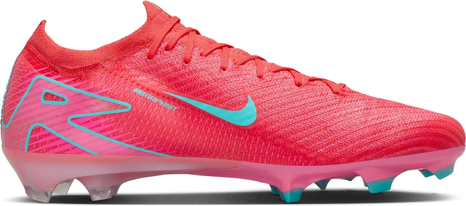 Nike Mercurial Vapor 16 Elite FG Low-Top Soccer Cleats (FQ1457-800, Ember Glow/Aurora Green) - Image 12