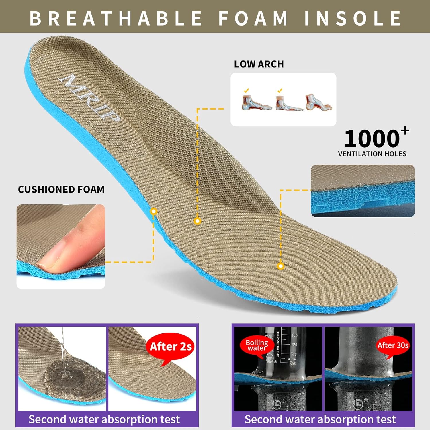 MRIP Women Walking Shoes Mesh Sneakers for Shoes for Slip on Sock Sneakers Women Nurse Loafers Light Weight Air Cushion Running Work Shoes - Image 6