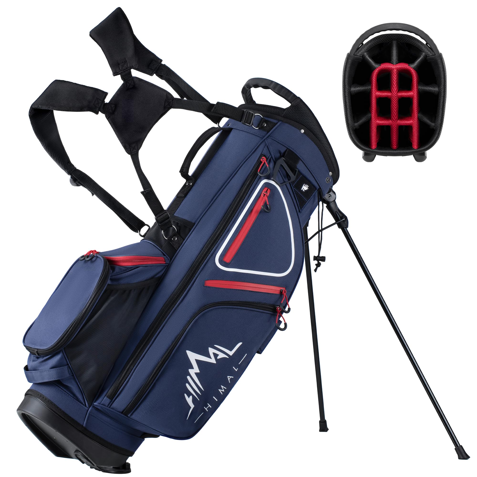 GoHimal 14 Way Golf Stand Bag, Golf Bags for Men with Stand, Top