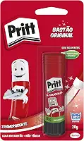 Cola em Bastão Pritt, ideal para escola ou escritório, Cola para artesanato excelente para trabalhos de colagens, Cola escolar segura para crianças, 1x20g