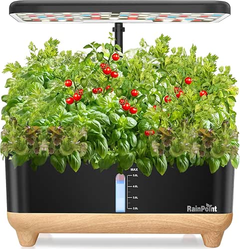 RAINPOINT Indoor Hydroponics Growing System,13 Pods Hydroponic Garden Planter, Vegetable