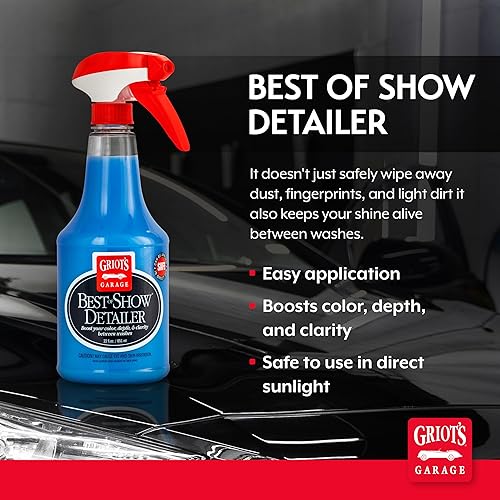 Miniatura 2 de Griot's Garage Best of Show Detailer para detallado de automóviles, elimina el polvo, las huellas dactilares y la suciedad ligera, mejora el brillo