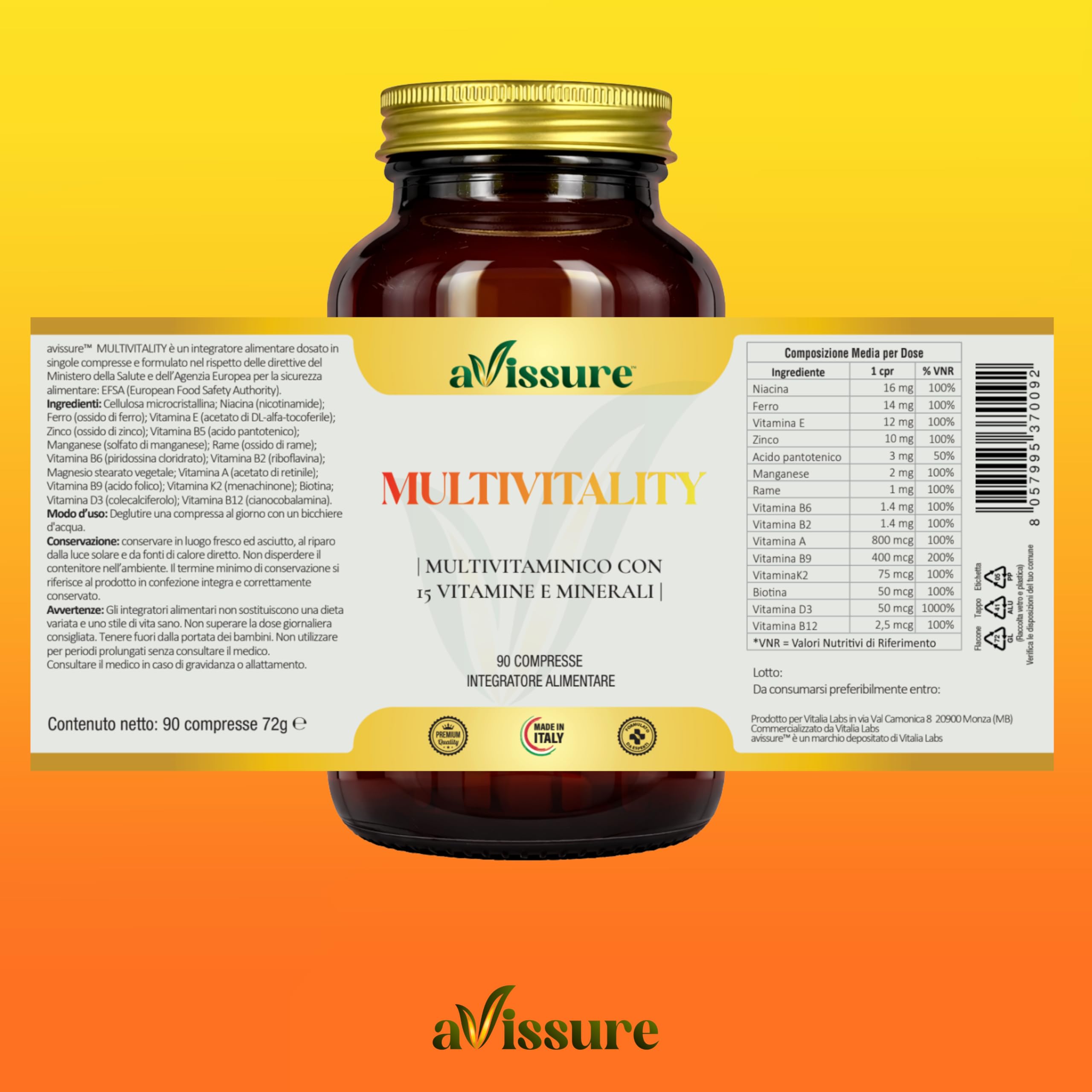 Pacchetto Premium ProstaSSure + Multivitality + Vitamina D3 K2