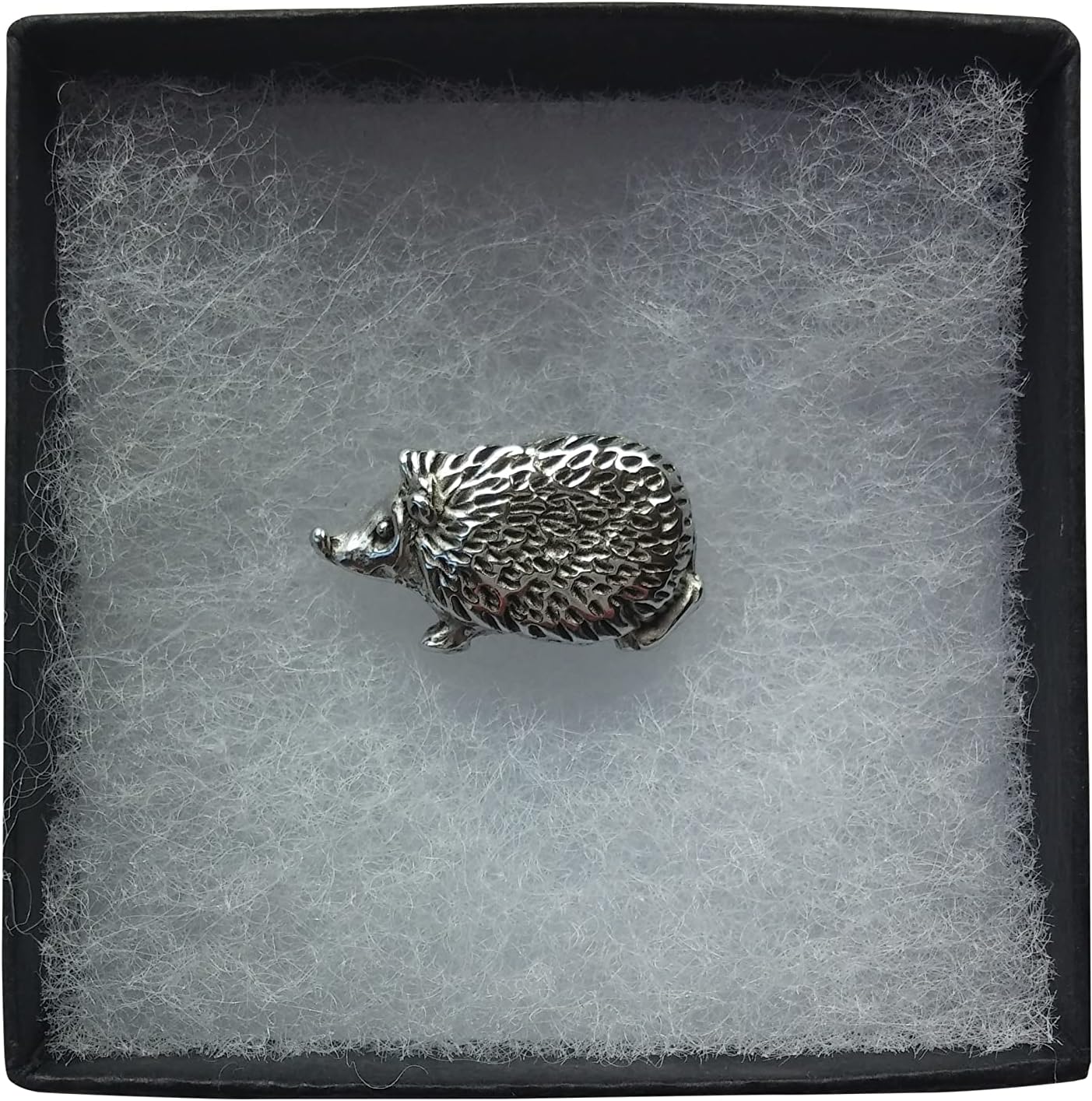 Pewter Hedgehog Brooch Pin Badge, An Ideal Stocking Filler, Designed and Handmade in Scotland by SJH Designs