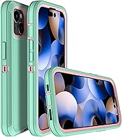 Vista 2 de MXX Funda de Alta Resistencia para iPhone 15 con Pantalla de Vidrio Templado, Protector de Lente de Cámara de 3 Capas, Protección Completa