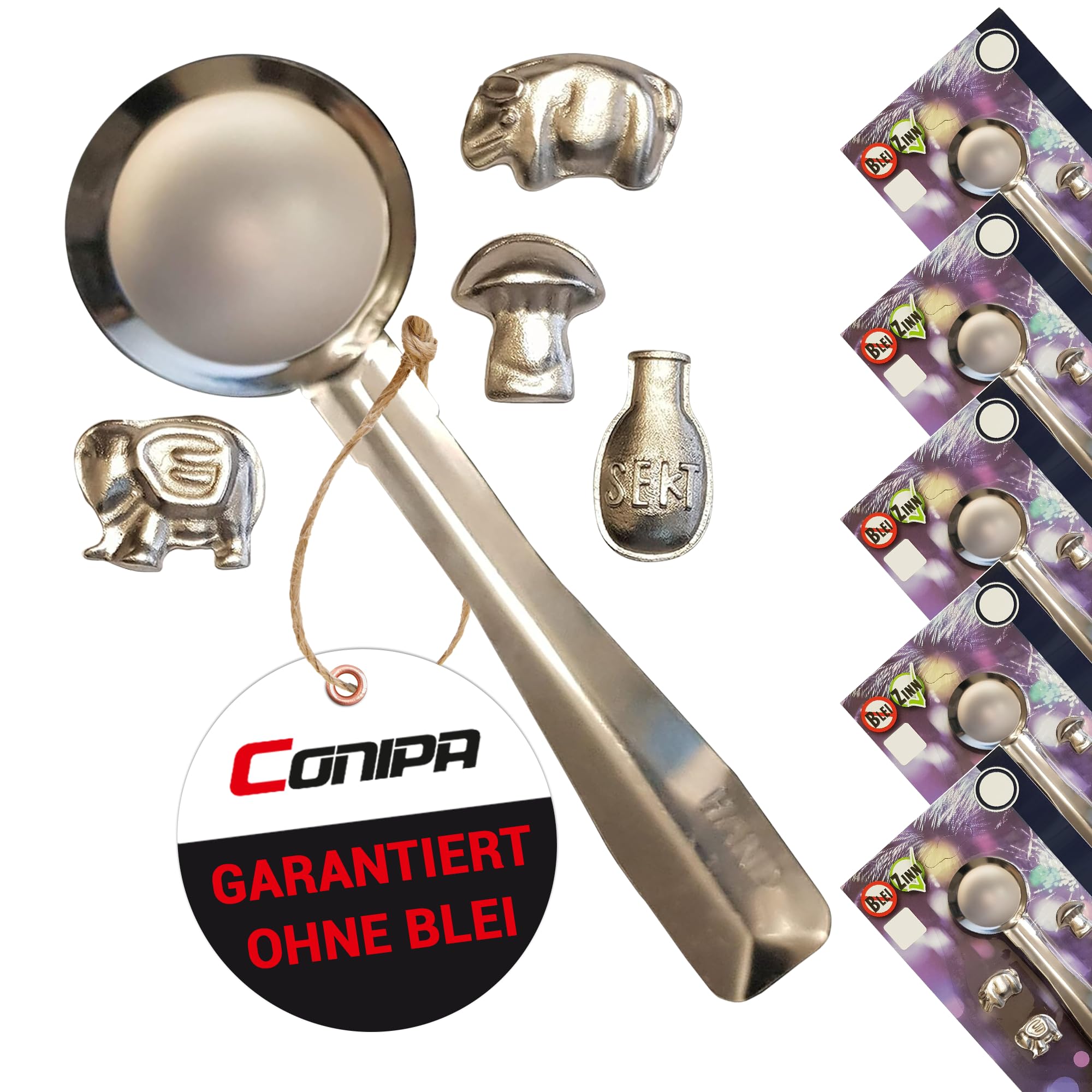 Coffret De Moulage D'étain Moulage D'étain Comme Moulage Au Plomb Moulage Au Plomb Avec Cuillère Et Livret Oracle Jeux De Société 2022 Feux D'artifice Nouvel An Nouvel An - Allemagne, Produits Neufs