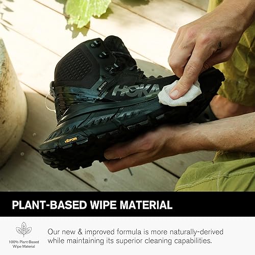 Miniatura 3 de Jason Markk Toallitas rápidas a base de plantas, limpiador de zapatos, paquete de 30, empaquetadas individualmente, cuidado de los tenis, ideal para