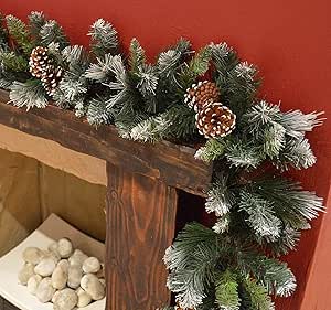 Frosted Glacier Pine Garland