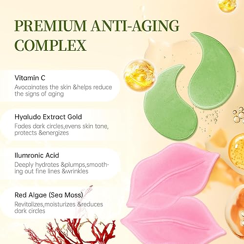 Miniatura 3 de OFUN 60 máscaras para debajo de los ojos, mascarilla hidratante para el cuidado de la piel, parches para ojos hinchados, ojeras e hinchazón,